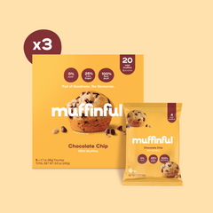 Chocolate Chip Mini Muffin 3-Pack