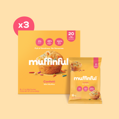 Confetti Mini Muffin 3-Pack