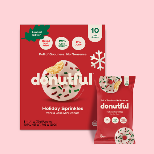 Holiday Sprinkle Mini Donuts 3-Pack LIMITED EDITION