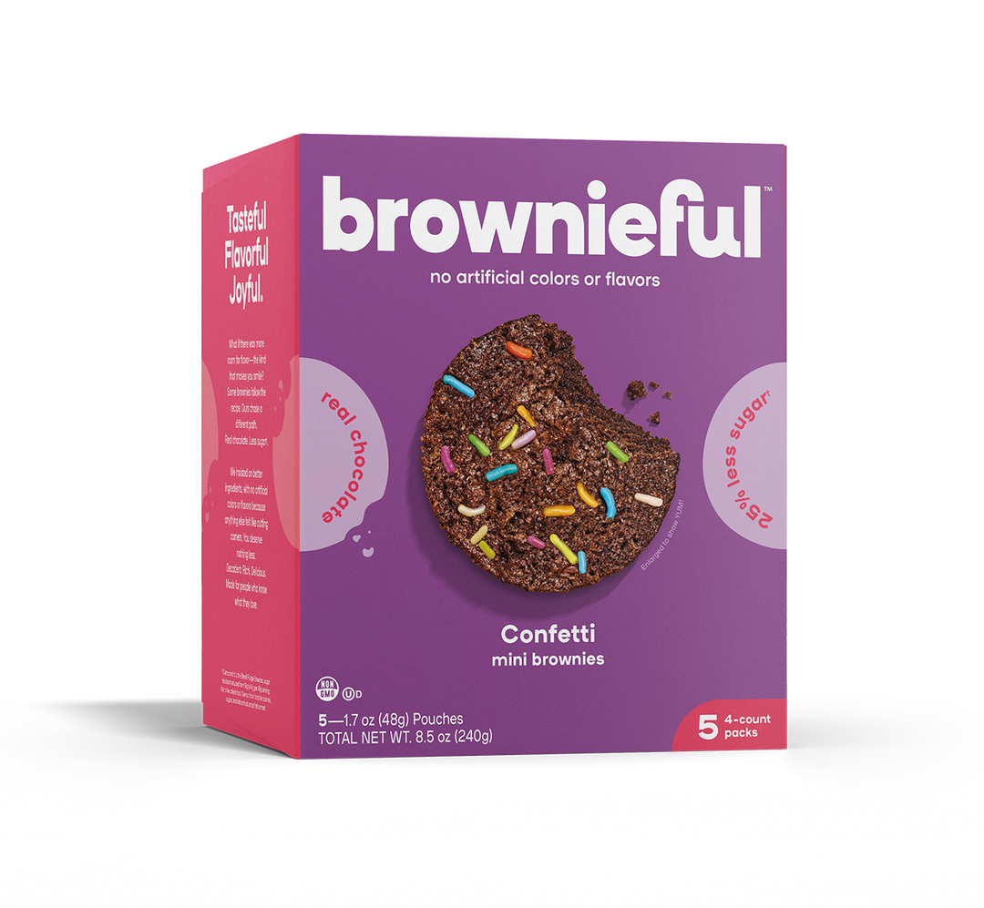Confetti Mini Brownies