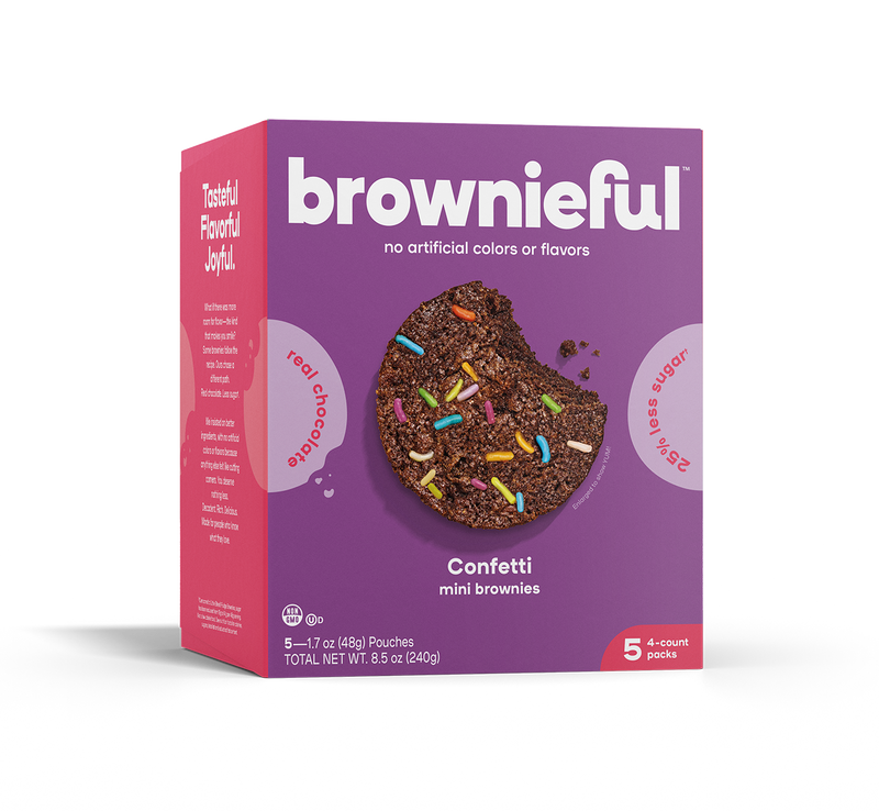 Confetti Mini Brownies
