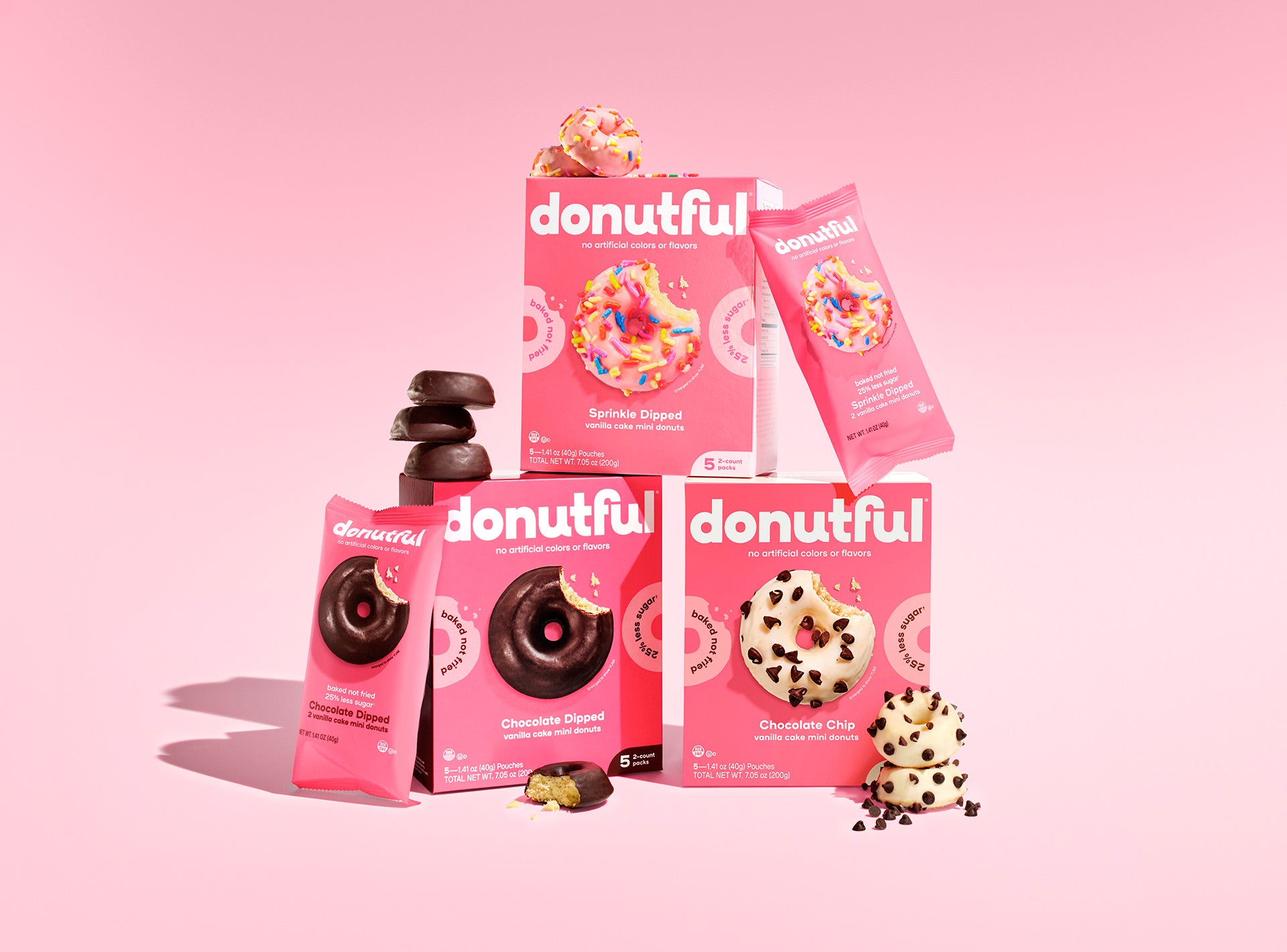 Donutful mini donuts packaging